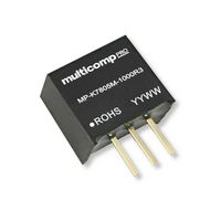 MULTICOMP PRO MP-K7805M-1000R3 DC-DC CONVERTER, 5V/-5V, 1A/-0.5A ROHS COMPLIANT: YES