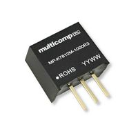MULTICOMP PRO MP-K7812M-1000R3 DC-DC CONVERTER, 12V/-12V, 1A/-0.3A ROHS COMPLIANT: YES