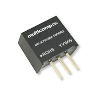 MULTICOMP PRO MP-K7815M-1000R3 DC-DC CONVERTER, 15V/-15V, 1A/-0.3A ROHS COMPLIANT: YES