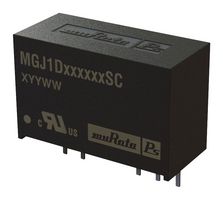 Serie MGJ1D: Convertidor CC/CC con orificio aislado, ITE, SIP, 1 W, 2 salidas, 20 V