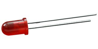 DIALIGHT 521-9240F LED, RED, 6.3MCD, T-1 3/4