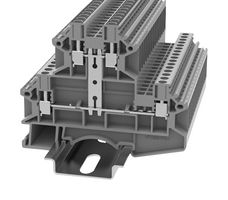MULTICOMP PRO MP012882 TERMINAL BLOCK, DIN RAIL, 4POS, 12AWG ROHS COMPLIANT: YES