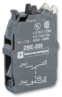 SCHNEIDER ELECTRIC ZBE205 CONTACT BLOCK, 1NO/1NC
