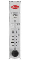 DWYER RMA-5-SSV FLOWMETER, 1 TO 10SCFH, 100PSI