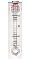 DWYER VFA-6 FLOWMETER, 4 TO 30SCFH, 100PSI