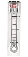 DWYER VFA-8 FLOWMETER, 10 TO 100SCFH, 100PSI