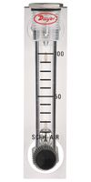 DWYER VFA-8-SSV FLOWMETER, 10 TO 100SCFH, 100PSI