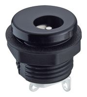 LUMBERG NEB/J 21 C DC BARREL JACK, 0.5A/12VDC, CHASSIS