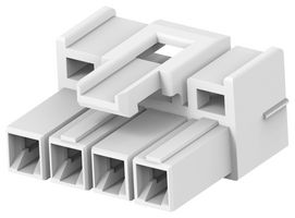 AMP - TE CONNECTIVITY 3-2408780-4 CARCASA RECT POT, MACHO, 4POS, 6.2MM