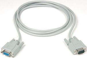 MULTICOMP SPC19943 CABLE, DB9 PLUG TO DB9 RECEPTACLE, 3.05M