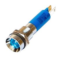 CML INNOVATIVE TECHNOLOGIES 190502Z7 LED PANEL INDICATOR, BLUE, 8MM, 12V