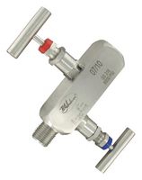 DWYER BBV-0N MANIFOLD BLOCK, 1/2" NPT, 1/2" NPT, 2OUT