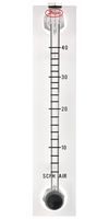 DWYER VFB-86-SSV FLOWMETER, WATER, 0.6-5GPM