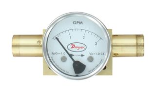 DWYER DTFW-2B-3W LIQUID FLOWMETER, 3000PSI, 3GPM