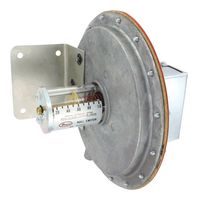 DWYER 1640-10 PRESSURE SWITCH, 12INCH-H2O, 1/8" FNPT