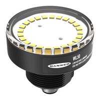 BANNER ENGINEERING WL50-3WQ LED WORK LIGHT, 24VDC, 2.4W, M12