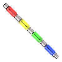 BANNER ENGINEERING TL15BGYRQ SIGNAL TOWER, 24VDC, BLU/GRN/RED/YEL