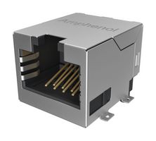 AMPHENOL COMMUNICATIONS SOLUTIONS RJE3B1886402N MOD CONN, R/A RJ45 JACK, 8P8C, 1X1 PORT ROHS COMPLIANT: YES