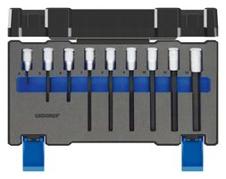 GEDORE 3014444 SCREWDRIVER SET, 1/2", 9PC