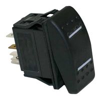 MULTICOMP PRO MPX5-224ANN-1ABD-3PN-S ROCKER SWITCH, DPDT, 16A, 12VDC