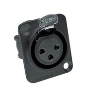 AMPHENOL AUDIO AX3FDB Conectores de potencia rectangulares