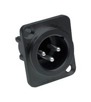 AMPHENOL AUDIO AX3MDB Conectores de potencia rectangulares
