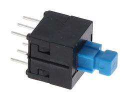 E-SWITCH TL2202OAYA PUSHBUTTON SW, DPDT-DB, 0.1A, 30VDC, TH ROHS COMPLIANT: YES