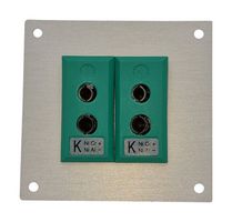LABFACILITY IS-K-FF + FSP-2 THERMOCOUPLE CONNECTOR, STANDARD, GREEN