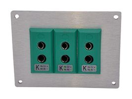 LABFACILITY IS-K-FF + FSP-3 THERMOCOUPLE CONNECTOR, STANDARD, GREEN