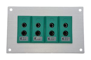 LABFACILITY IS-K-FF + FSP-4 THERMOCOUPLE CONNECTOR, STANDARD, GREEN