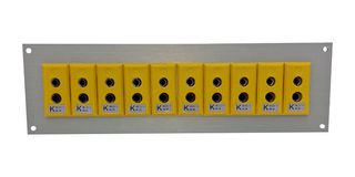 LABFACILITY AS-K-FF + FSP-10 THERMOCOUPLE CONNECTOR, STANDARD, YELLOW