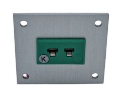 LABFACILITY IM-K-FF + FMP-1 THERMOCOUPLE CONNECTOR, MINIATURE, GREEN