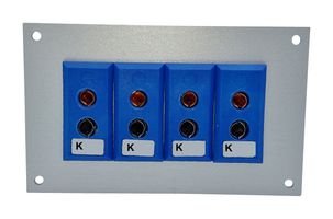 LABFACILITY JS-K-FF + FSP-4 THERMOCOUPLE CONNECTOR, MINIATURE, BLUE