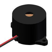 PUI AUDIO AI-2337-TF-LW115-R TRANSDUCER, CONTINUOUS, 100DBA, 3.7KHZ