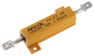ARCOL HS50 M10R J M303 RESISTOR, 10R, 50W, WIREWOUND, PANEL ROHS COMPLIANT: YES