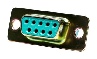 AMPHENOL INTERCONNECT INDIA M24308/2-1F D SUB CONN, RCPT, DE, 9POS, CRIMP ROHS COMPLIANT: NO