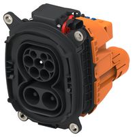 TE CONNECTIVITY 2443734-4 SEALING COVER, AUTOMOTIVE CONN, BLK/ORG
