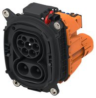 TE CONNECTIVITY 2443730-1 SEALING COVER, AUTOMOTIVE CONN, BLK/ORG