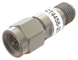 CAL TEST ELECTRONICS CT4458-20 RF FIXED ATTENUATOR, SMA PLUG-JACK, 2W ROHS COMPLIANT: YES