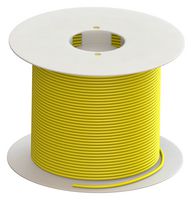 CAL TEST ELECTRONICS CT2799A-4-50 HOOK UP WIRE, 18AWG, YELLOW, 1KV, 50M