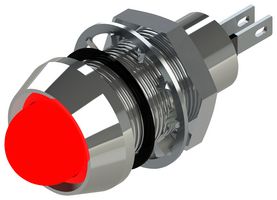 MARL 514-105-21 LED PANEL INDICATOR, RED, 12.7MM, 12VDC