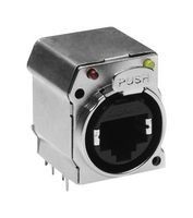AMPHENOL AUDIO RJX8FB5HGYEB RJ45 CONN, R/A JACK, 8P8C, 1PORT, THT