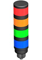 BANNER ENGINEERING TL50HGYRAQ TOWER LIGHT, GRN/RED/YELL, 92DB/27 - 30V