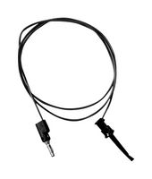 MUELLER ELECTRIC BU-P3782-48-2 TEST LEAD, PLUG TO CLIP, RED, 5A, 4'