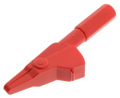 CAL TEST ELECTRONICS CTM-652-2 ALLIGATOR CLIP, RED, 20A, 7MM