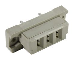 HARTING 09062032811 DIN 41612 CONN, RCPT, 3P, 1ROW, 5.08MM