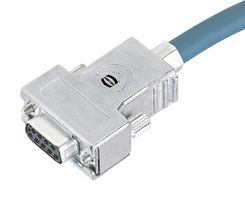 HARTING 61030010010 D SUB BACKSHELL, 180DEG, SIZE DE