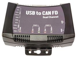 CONNECTIVE PERIPHERALS CP-CANFD-2P-ISO ADAPTER, USB TO DUAL CAN FD, ISOLATED ROHS COMPLIANT: YES