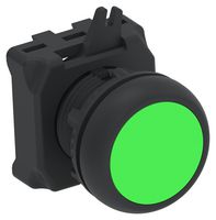 TE CONNECTIVITY - ALCOSWITCH IPE22FLGR INT PULSADOR, VERDE, RAS, 22.5MM