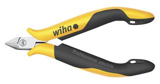 WIHA 26814 DIAGONAL WIRE CUTTER, BEVEL EDGE, 115MM